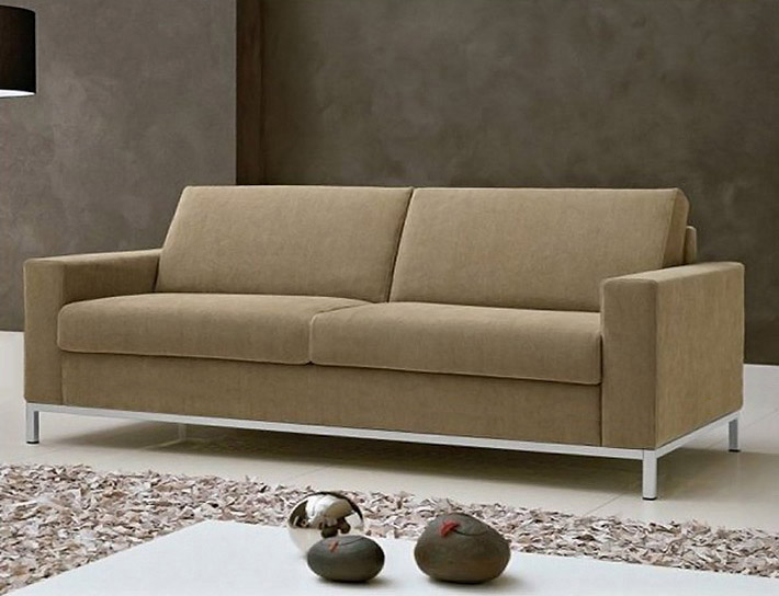 Divano letto in pelle modello Hawai