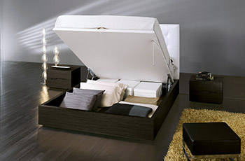 Letto Rialzabile con base in legno