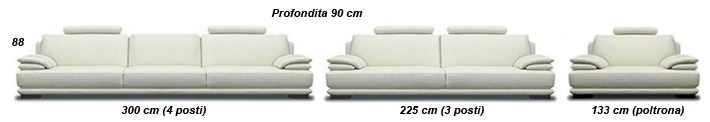 Salotti contemporanei New York dimensioni
