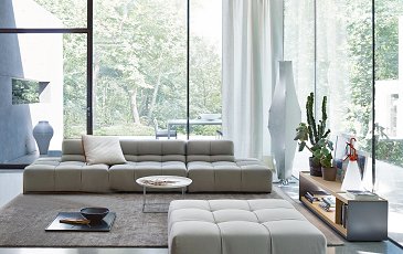 divano in tessuto babylon 360 x 109 cm