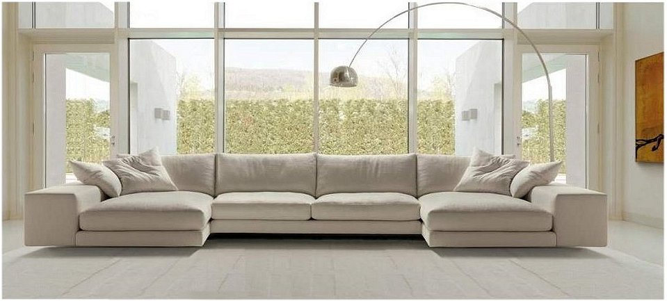 Divano doppio angolare Livia 170 x 400 x 170 cm