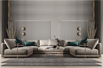Divano angolare San Giorgio 240 x 500 x 240 cm