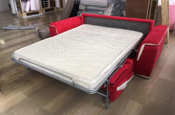 Divano-letto aperto Melania