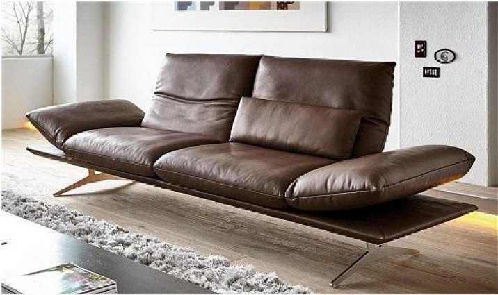Divano in pelle Apache 240 cm