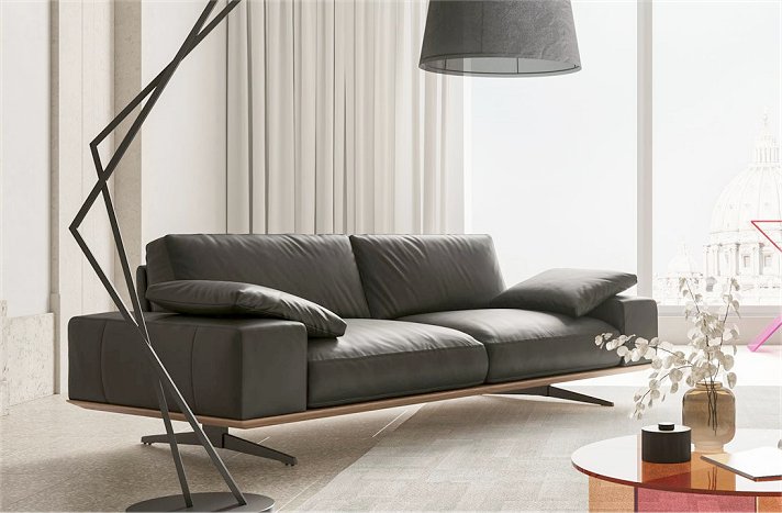 Divano in pelle Aquila 240 cm  