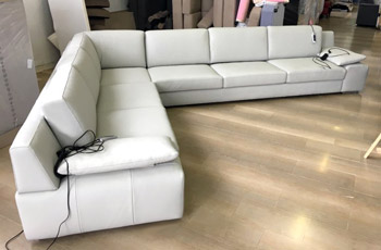 Offerta: divano angolare in pelle Quattro