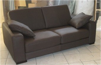 Offerta: divano in pelle Roma 2 posti