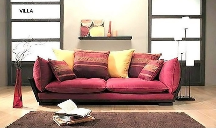 Divano in tessuto design Villa