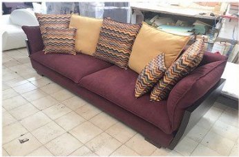 Divano in offerta , Modello Bangkok , 260 cm ,intessuto categoria Lux 